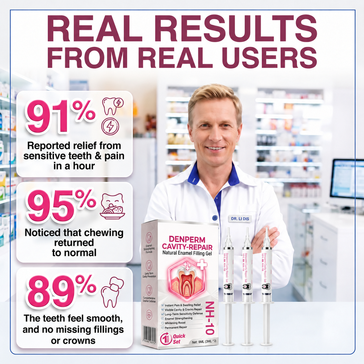 🦷🦢Healrize® Cavity-Repair Natural Enamel Filling Gel
