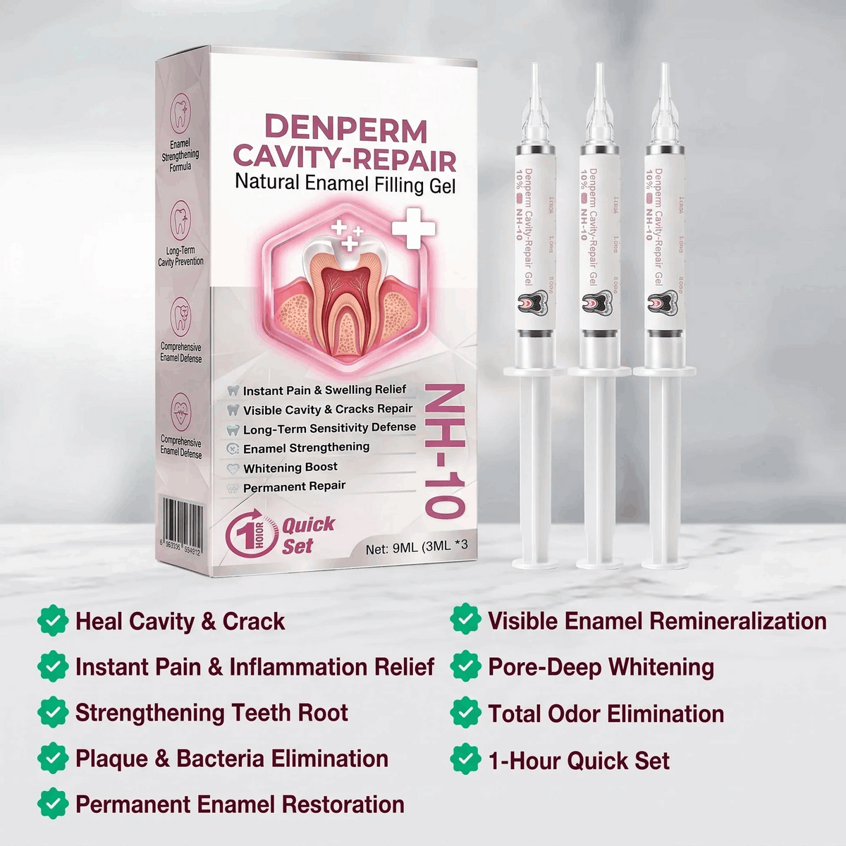 🦷🦢Healrize® Cavity-Repair Natural Enamel Filling Gel