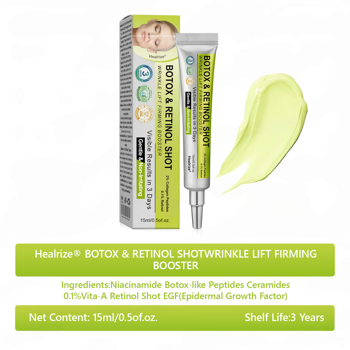 Made and shipped from UK👉💝Healrize® Botox & Vita-A Retinol Shot Wrinkle-Lift Tightening cream - Last Day Promotion 60% OFF💝