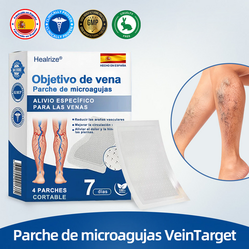 🇪🇸👨‍⚕️Healrize® Parche Microneedle VeinTarget Alivio Instantáneo, Resultados a Largo Plazo🦵🍀