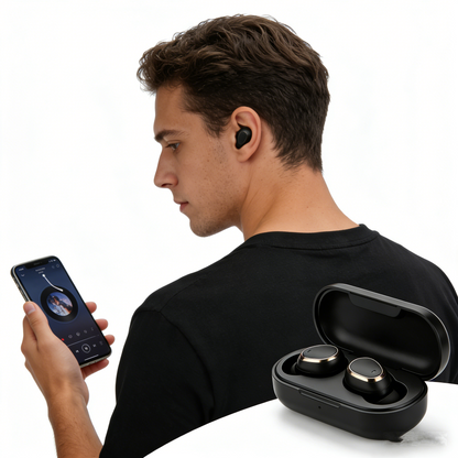 NovaBuds True Wireless Earbuds: The Compact Metallic Accent Earbuds