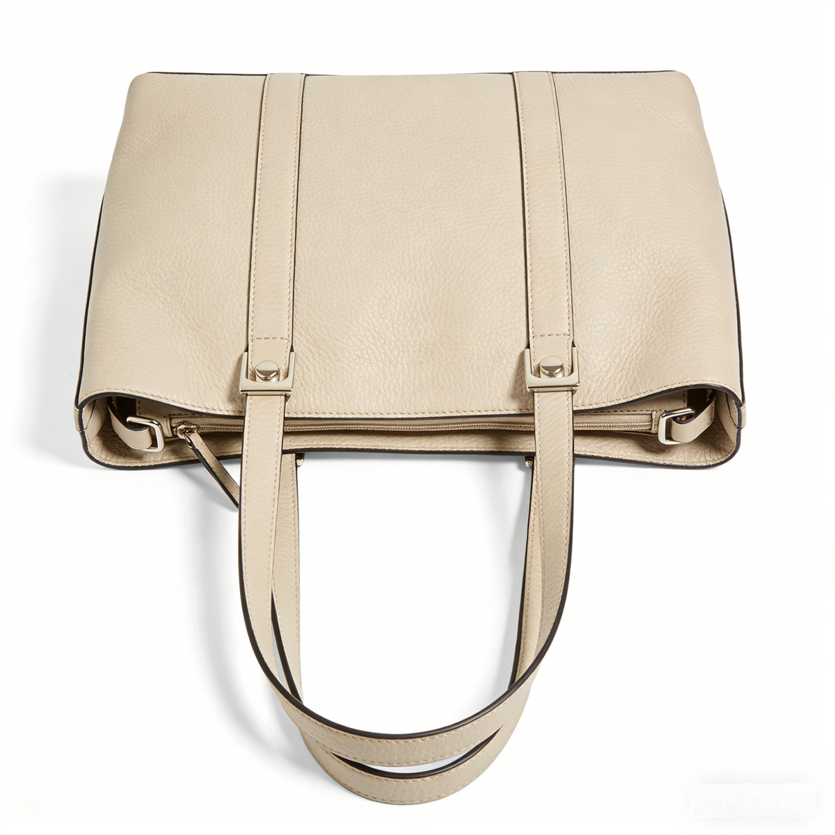 HavenTote Minimal: The Sand Pebbled Leather Structured Tote