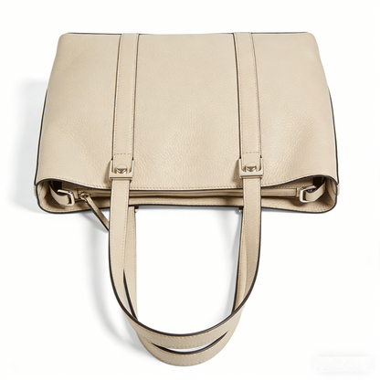 HavenTote Minimal: The Sand Pebbled Leather Structured Tote