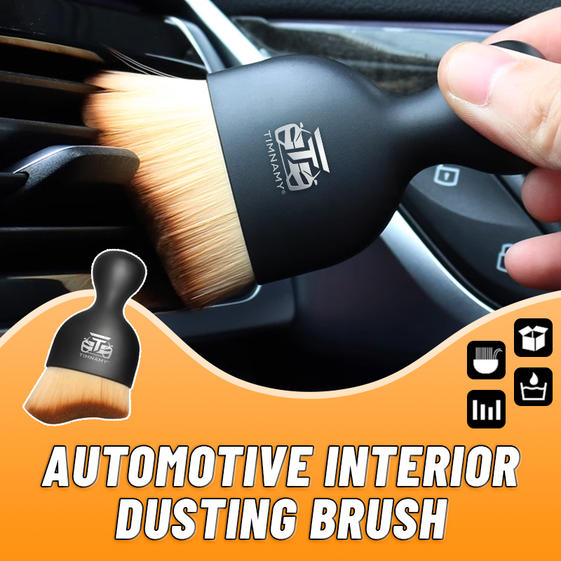 Woyuosn Soft Bristles Interior Duster🥬 – Dual Use for Wet & Dry Cleaning